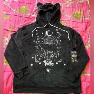 Disney Black Hocus Pocus Cat Ear Hoodie